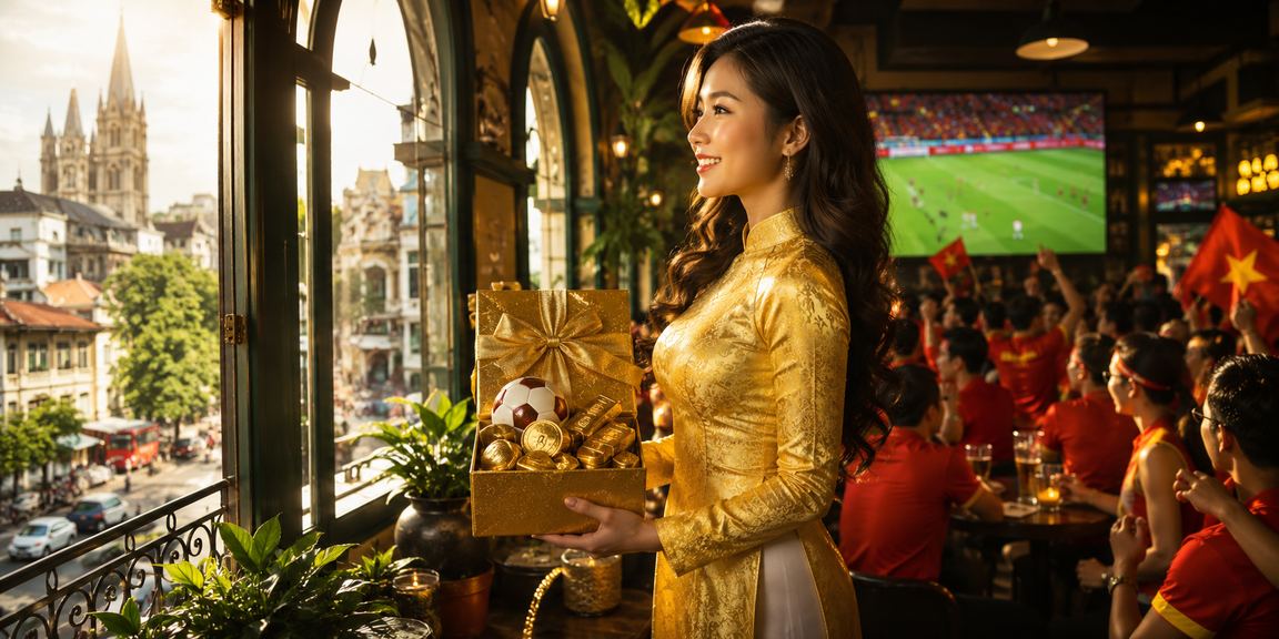 Người dùng Hà Nội xem kèo bóng đá trực tuyến trên điện thoại tại quán cà phê